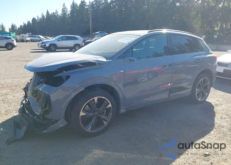 2023 Audi Q4 E-Tron Prestige 50 Quattro из США, поврежденный, VIN WA1M2BFZ0PP072681